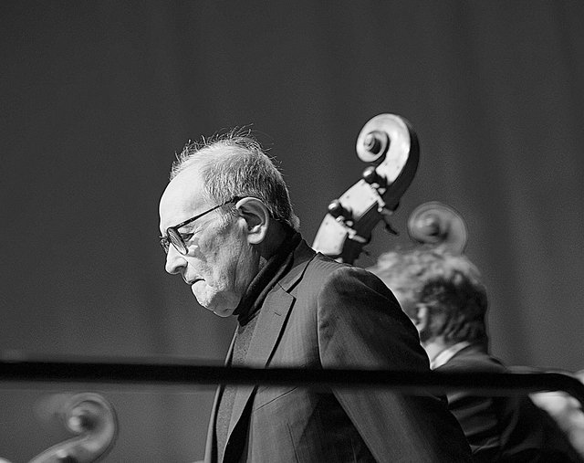 Ennio Morricone am 25. März 2015 in der Coque (Organisation: den Atelier)