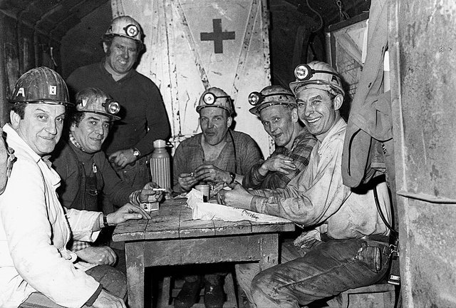 Dans la mine Thillenbierg  en 1980