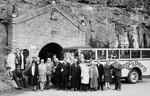 La visite des caves Saint-Martin en 1919