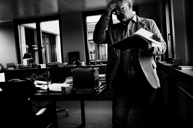 Marc Giorgetti ce mardi dans son bureau  à Gasperich