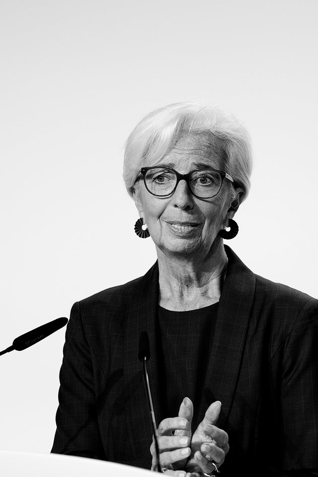 Christine Lagarde au Conseil des gouverneurs de la BCE à Athènes le 26 octobre