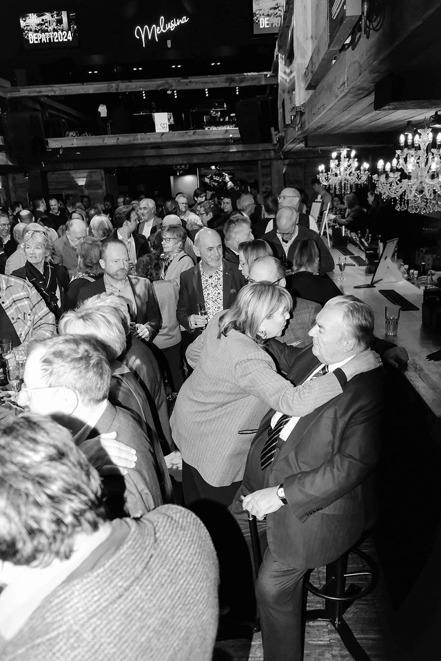 Party like it’s 1999: Lydie Polfer et Henri Grethen, ce mercredi au Melusina