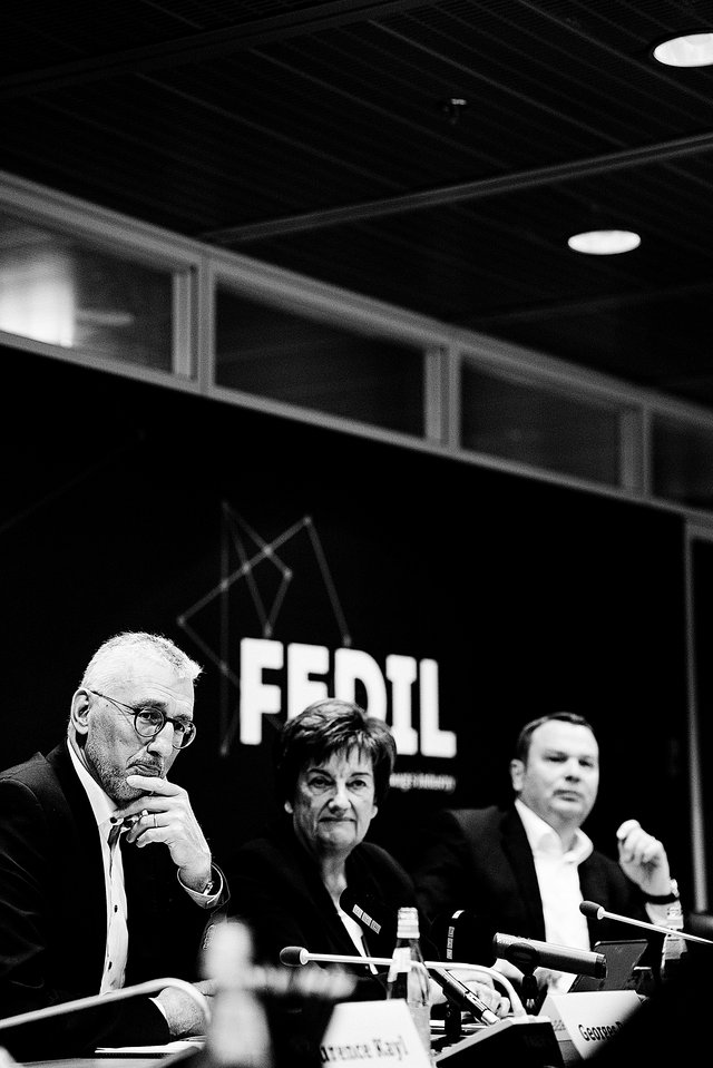 Georges Rassel, Michèle Detaille et René Winkin, ce mardi