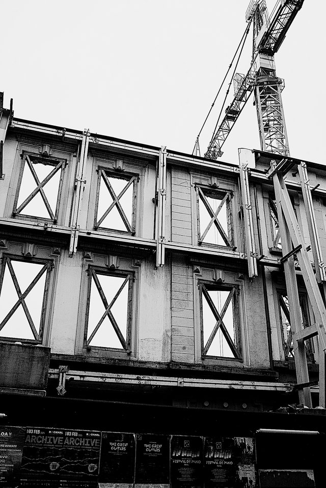 Abriss in der Avenue de la Gare