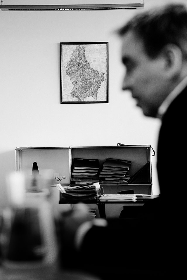 Claude Meisch dans son bureau