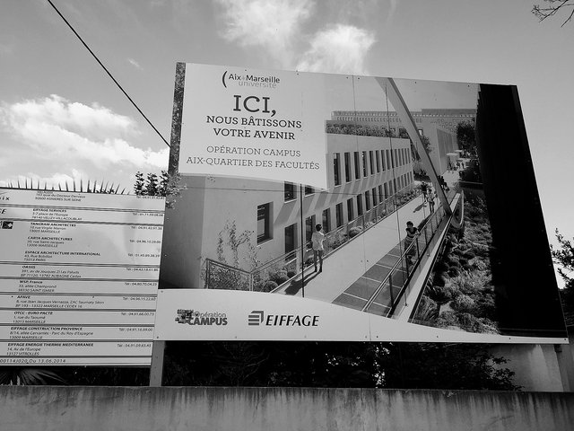 Le quartier de l’université à Aix-en-Provence