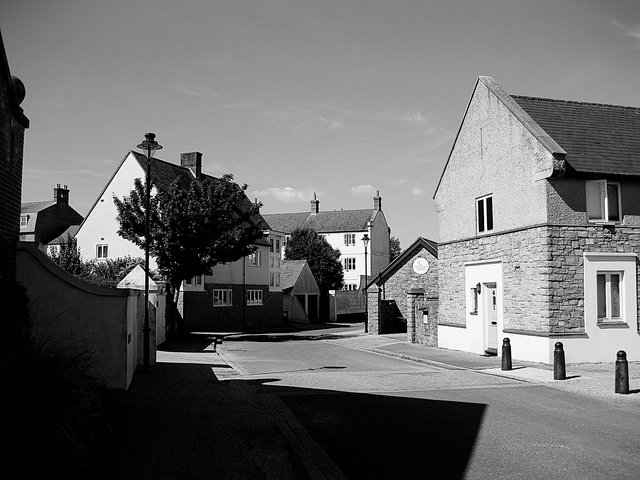 Straße in Poundbury