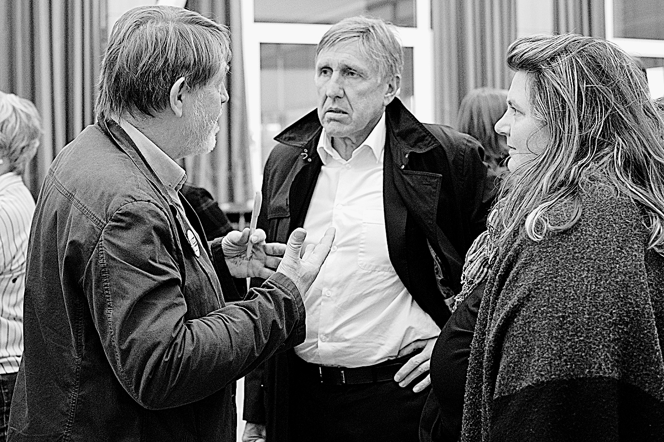 Charles Margue, François Bausch et Carole Ney à Hesperange