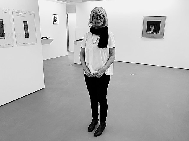Erna Hécey dans sa nouvelle galerie